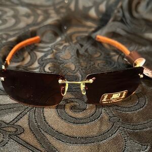 JLO Brown Sunglasses with Gold Accents